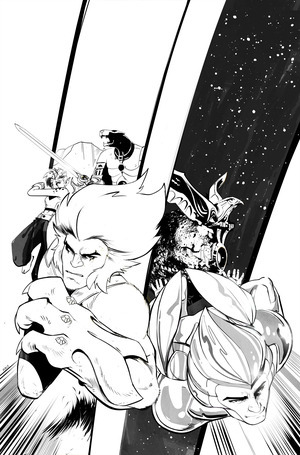 [Thundercats X Silverhawks - Road to War #1 (Cover L - Sebastian Piriz Line Art Full Art Incentive)]