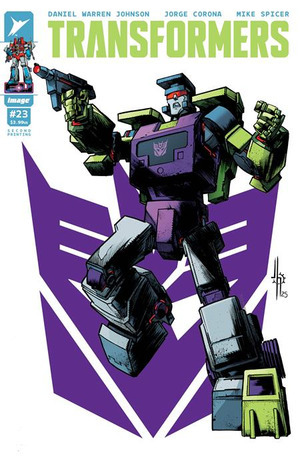 [Transformers (series 4) #23 (2nd printing, Cover A - Jason Howard Decepticon Variant)]