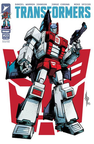 [Transformers (series 4) #23 (2nd printing, Cover B - Jason Howard Autobot Variant)]
