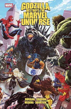 [Godzilla Destroys the Marvel Universe (SC)]