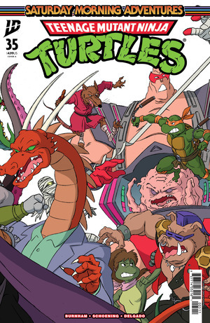 [Teenage Mutant Ninja Turtles: Saturday Morning Adventures - Continued #35 (Cover A - Dan Schoening Connecting)]
