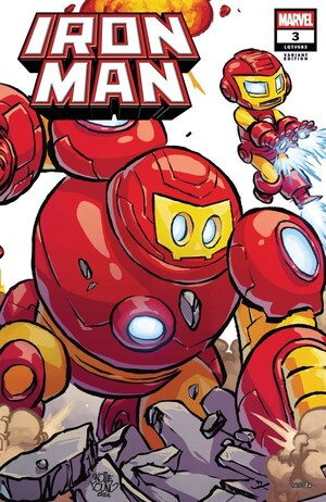 [Iron Man (series 8) No. 3 (Cover B - Skottie Young 4-part Connecting Variant)]