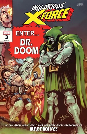 [Inglorious X-Force No. 3 (Cover B - Gerardo Sandoval Doom Homage Variant)]