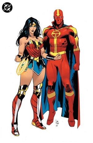 [Justice League Unlimited (series 2) 17 (Cover H - Dan Mora Corner Box Spot Foil Variant)]