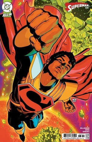 [Superman (series 6) 36 (1st printing, Cover G - ACO Reign of the Superboys Connecting Variant)]