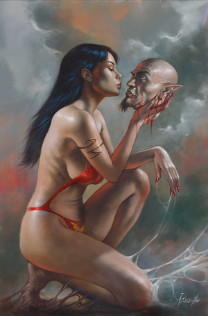 [Vampirella (series 9) #12 (Cover L - Lucio Parrillo Full Art Incentive)]