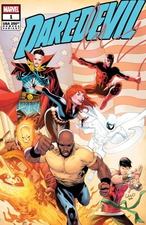 [Daredevil (series 9) No. 1 (1st printing, Cover S - Greg Land 250th Homage Variant)]