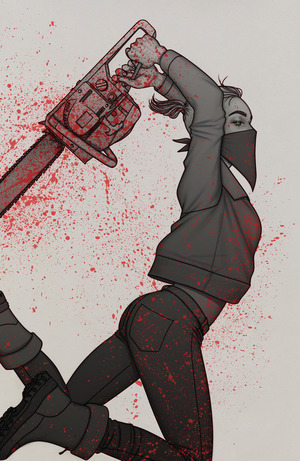 [Something is Killing the Children #46 (Cover F - Jenny Frison Full Art B&W Incentive)]