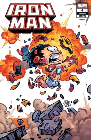 [Iron Man (series 8) No. 4 (Cover B - Skottie Young 4-Part Connecting Variant)]