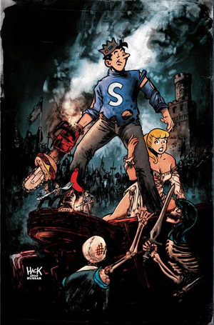 [Archie X Army of Darkness #3 (Cover P - Robert Hack Jughead Full Art Incentive)]