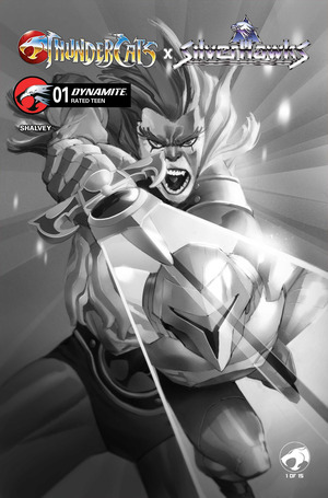 [Thundercats X Silverhawks #1 (Cover K - Eric Canete B&W Incentive)]