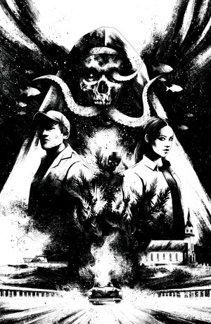 [Estuary: A Ghost Story #1 (1st printing, Cover E - Maan House B&W Incentive)]