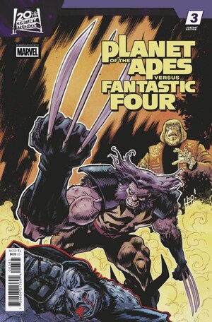 [Planet of the Apes vs. Fantastic Four No. 3 (Cover D - Scott Hepburn Versus Variant)]