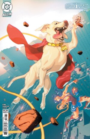 [Wonder Woman (series 6) 32 (Cover F - Gerald Parel April Drools Day Variant)]