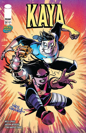 [Kaya #34 (Cover C - Wes Craig Invincible Team Up Variant)]