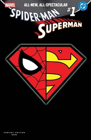 [Marvel / DC: Spider-Man / Superman No. 1 (1st printing, Cover E - Logo Mashup Variant)]
