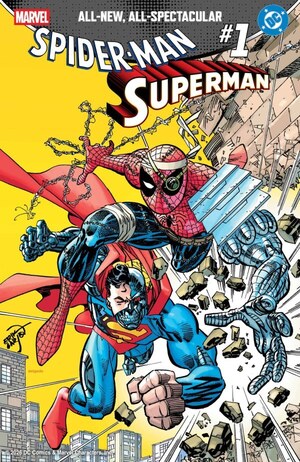 [Marvel / DC: Spider-Man / Superman No. 1 (1st printing, Cover M - Erik Larsen)]
