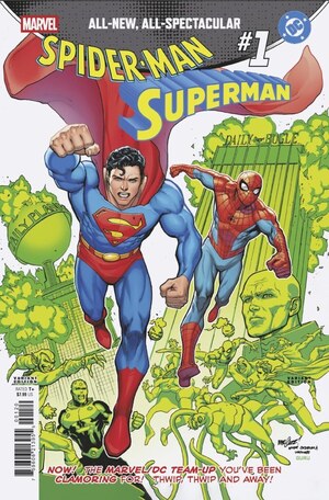 [Marvel / DC: Spider-Man / Superman No. 1 (1st printing, Cover N - David Marquez Homage Variant)]