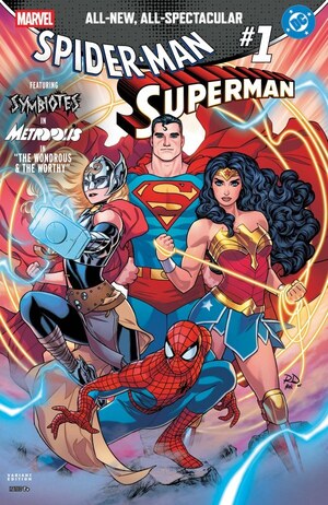 [Marvel / DC: Spider-Man / Superman No. 1 (1st printing, Cover U - Russell Dauterman)]