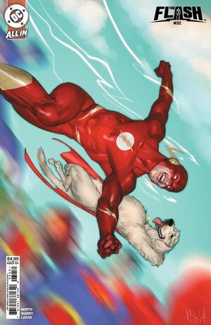 [Flash (series 6) 32 (Cover E - Ben Caldwell April Drool's Day Variant)]