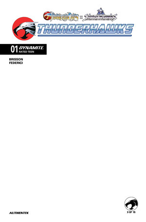 [Thundercats X Silverhawks - Thundercats #1 (Cover F - Blank Authentix)]