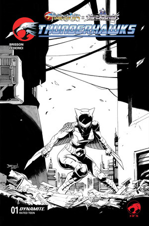 [Thundercats X Silverhawks - Thundercats #1 (Cover I - Declan Shalvey Line Art Incentive)]