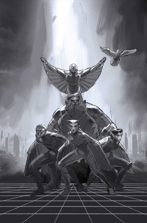[Thundercats X Silverhawks - Thundercats #1 (Cover M - Marco Failla B&W Full Art Incentive)]
