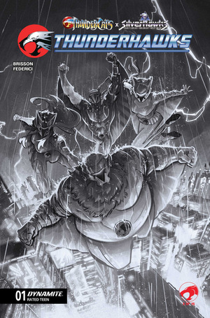 [Thundercats X Silverhawks - Thundercats #1 (Cover N - Alessandro Ranaldi B&W Incentive)]