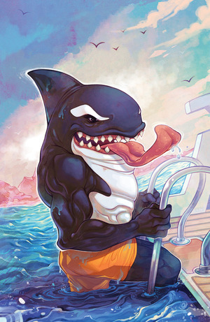 [Street Sharks Annual #1 (Cover E - Elizabeth Beals Full Art Incentive)]