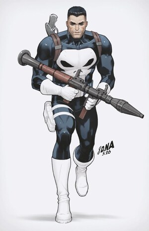 [Punisher (series 15) No. 3 (1st printing, Cover J - David Nakayama Full Art Color Block Incentive)]