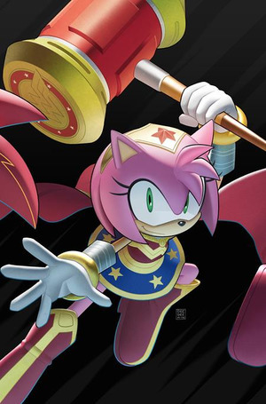 [DC x Sonic the Hedgehog 4 (2nd printing, Cover A - Deegeemin Connecting)]