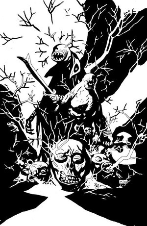 [Red Roots #1 (1st printing, Cover I - Mike Mignola B&W Full Art Incentive)]
