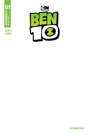 [Ben 10 (series 2) #1 (1st printing, Cover F - Blank Authentix)]
