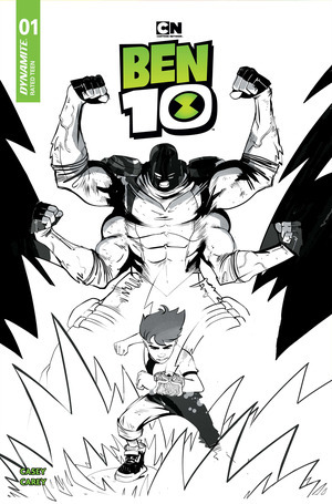 [Ben 10 (series 2) #1 (1st printing, Cover K - Sebastian Piriz Line Art Incentive)]