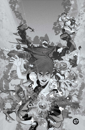 [Ben 10 (series 2) #1 (1st printing, Cover M - Duncan Rouleau Full Art Line Art Incentive)]
