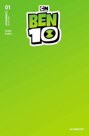 [Ben 10 (series 2) #1 (1st printing, Cover R - Green Blank Authentix)]