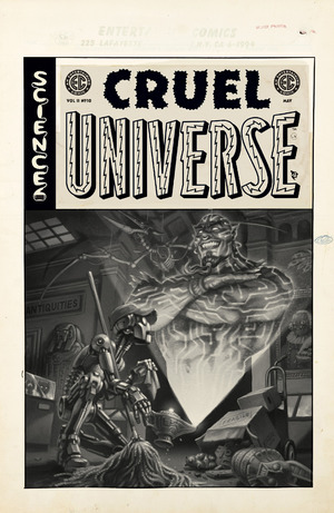 [EC: Cruel Universe (series 2) #10 (Cover D - Lukas Ketner B&W Artist Edition Incentive)]