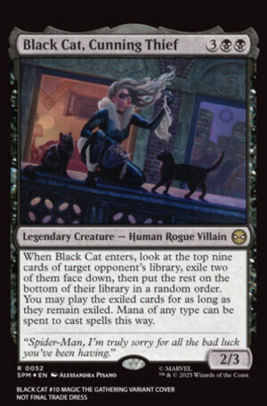[Black Cat (series 4) No. 10 (Cover C - Alessandra Pisano Magic: The Gathering Variant)]