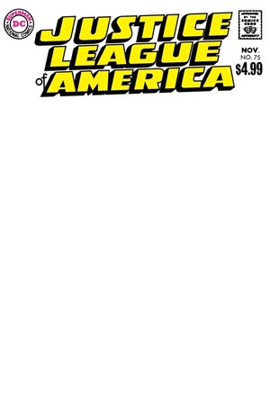 [Justice League of America 75 Facsimile Edition (Cover B - Blank)]