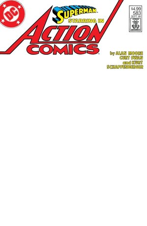 [Action Comics 583 Facsimile Edition (Cover B - Blank)]