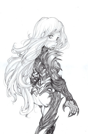 [Witchblade (series 3) #21 (Cover D - Camilla Derrico B&W Incentive)]