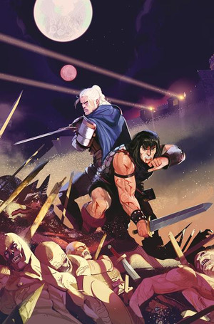 [Conan and Dragonero #1 (Cover E - Lorenzo Nuti Full Art Variant)]