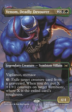 [Venom No. 258 (Cover C - Dan Dos Santos Magic: The Gathering Variant)]