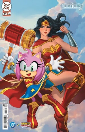 [Wonder Woman (series 6) 33 (Cover E - Leirix DC X Sonic Variant)]