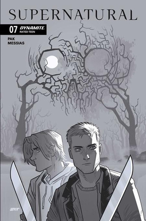 [Supernatural (series 5) #7 (Cover J - John Amor Line Art Variant)]