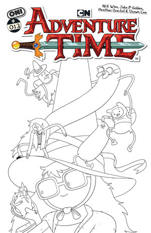 [Adventure Time (series 2) #13 (Cover E - Nick Winn B&W Incentive)]