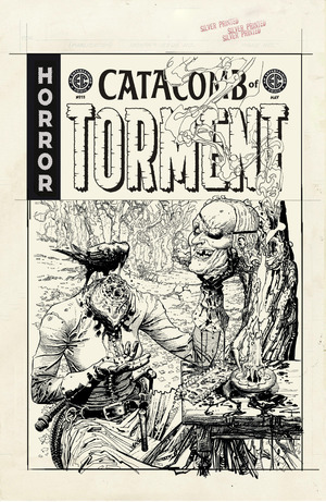[EC: Catacomb of Torment #11 (Cover D - Dustin Weaver B&W Artist Edition Incentive)]