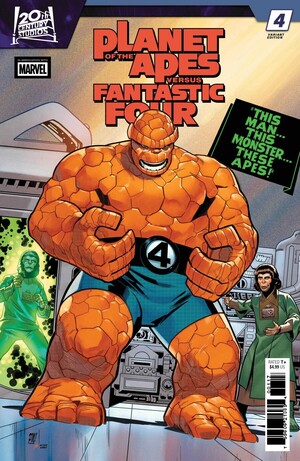 [Planet of the Apes vs. Fantastic Four No. 4 (Cover B - Paco Medina Homage Variant)]
