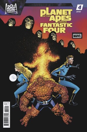 [Planet of the Apes vs. Fantastic Four No. 4 (Cover E - Mike Hawthorne)]