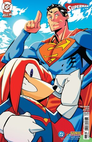 [Superman (series 6) 38 (Cover F - Daniele Di Nicuolo DC X Sonic Variant)]